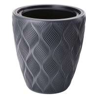 Вазон Флов із вкладишем 40мм антрацит купить