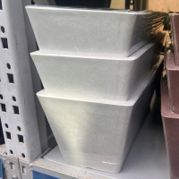 Горшок композит ЭКО 30*14*13, белый купить