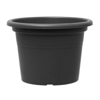 Вазон TeraPlast Basic Round 45см темно-сірий купить