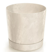 Вазон Тубо ЕКО 400мм бiлий крем купить