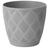 Вазон Флов Петiт 19см платина купить