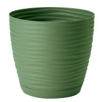 Вазон Sahara зелений чай 17см з піддоном купить