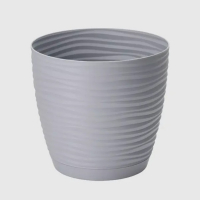 Вазон Sahara платина 15 см з піддоном купить