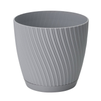 Вазон Міка з подставкою 15 см платина купить