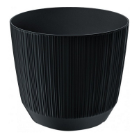 Цветочный горшок Ryfo 200мм круглый антрацит купить