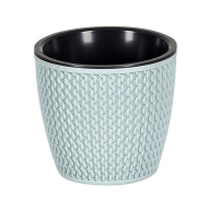 Вазон плетений 1,5л сіро-блакитний купить