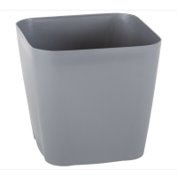 Горщик Safir 0,8л з дренажем антрацитовий Serinova купить