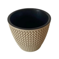 Вазон плетений 1,5л бежевий купить