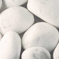 Галька мраморна, біла 20-30см, кг купить