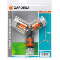 Набір 3 з'єднувачів Gardena з трійником 13мм купить