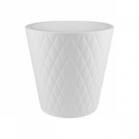 Вазон Elho Pure Straight Сrystal, белый, 47 см купить