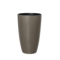 Вазон Brussels diamond round high allin1, 27х44 см коричневий купить