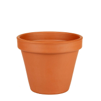 Вазон Гладкий 28х22, 5х10 теракотовий купить