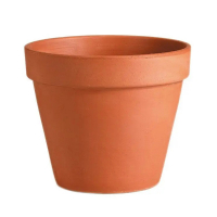 Вазон Гладкий 21,5х18,5х4,5 терракотовый купить