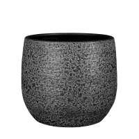Кашпо Edelman Marcus pot round 22 см сiрий купить
