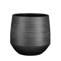 Кашпо Edelman Evora pot round 19 см черный купить