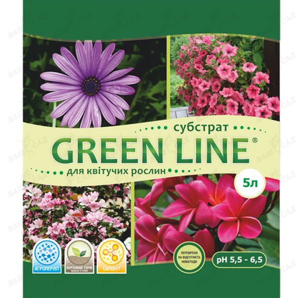 Для цветущих растений, 10л (Green Line) купить 