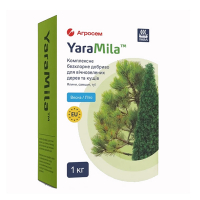 Комплексне безхлорне добриво YaraMila для вічнозелених дерев та кущів Весна - Літо 1 кг купить
