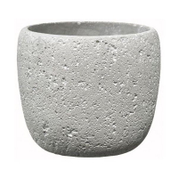 Кашпо Bettona 19х16см, светло-серый купить