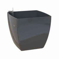 Горшок квадратный Siena 14см., 13,5см., ANTHRACITE, Matte купить