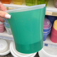 Горщик Орхідея прозорий D155 1,8л салатовий купить