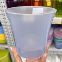 Горщик Орхідея прозорий D120 0,5л блакитний купить