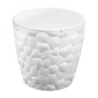 Вазон Elif Стоун з підставкою №2 1,6л білий купить