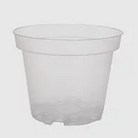 Вазон дренажный 17*12,5 прозрачный купить