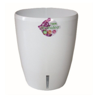 Вазон Ezra Santino Orchidea Twin 2л, белый купить