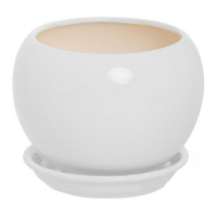 Куля 0,4л глянець білий купить